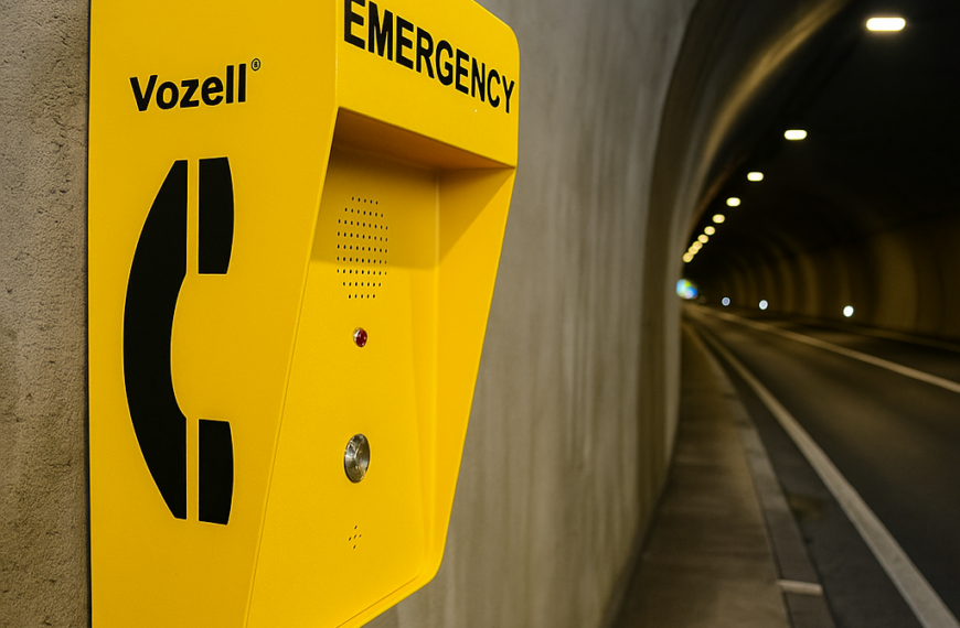 JR306 SC Vozell® Teléfono de emergencia para carretera