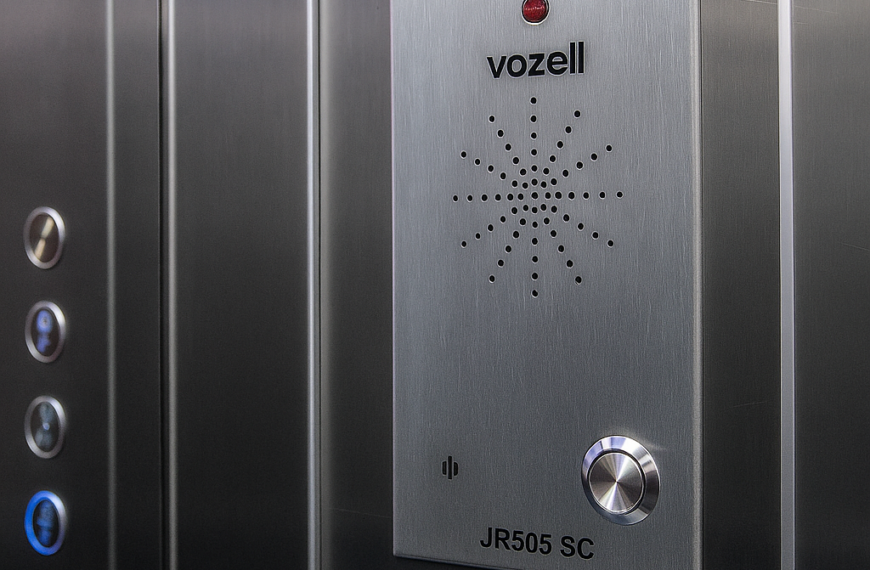 JR505 SC Interfón tamaño mini para elevador - Vozell