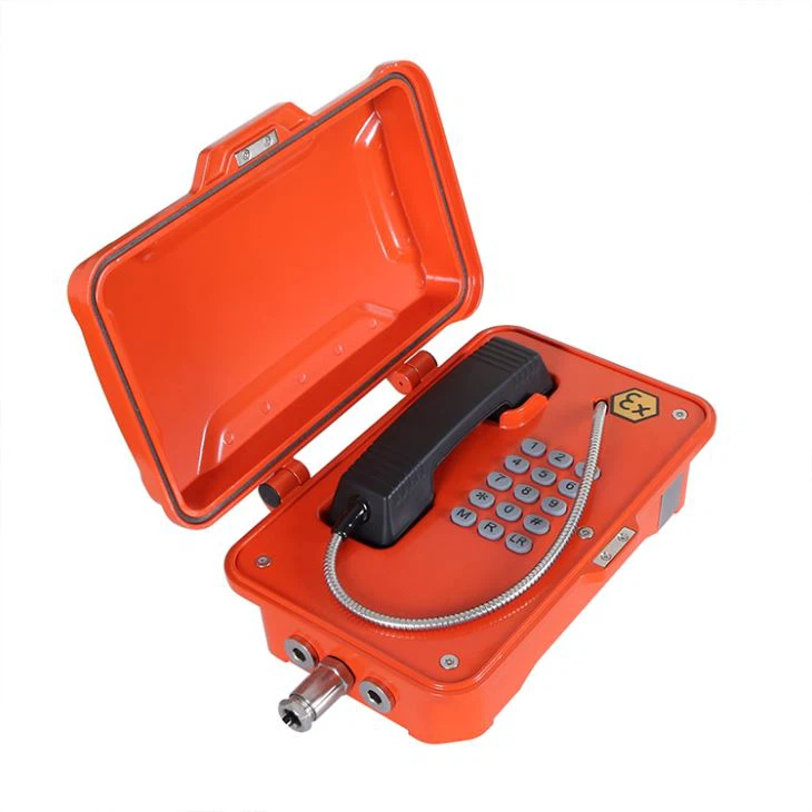Teléfono Analógico Intrínsecamente Seguro para Áreas con Riesgo de Explosión Vozell® JREX106-A01 - Image 2