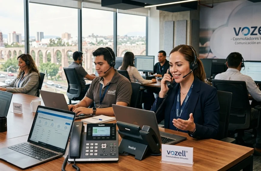 Conmutadores Virtuales en Querétaro: Moderniza tu Empresa con Vozell®