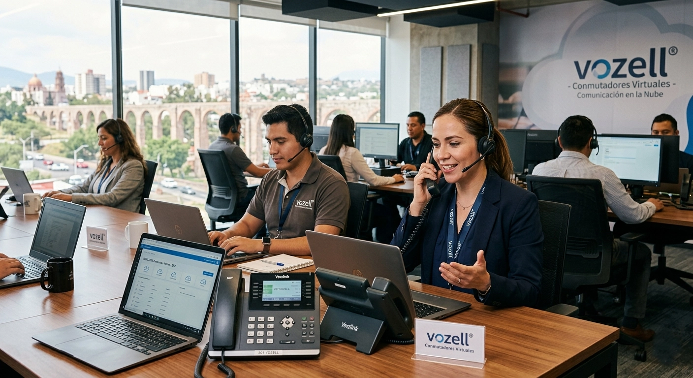 Conmutadores Virtuales en Querétaro: Moderniza tu Empresa con Vozell®