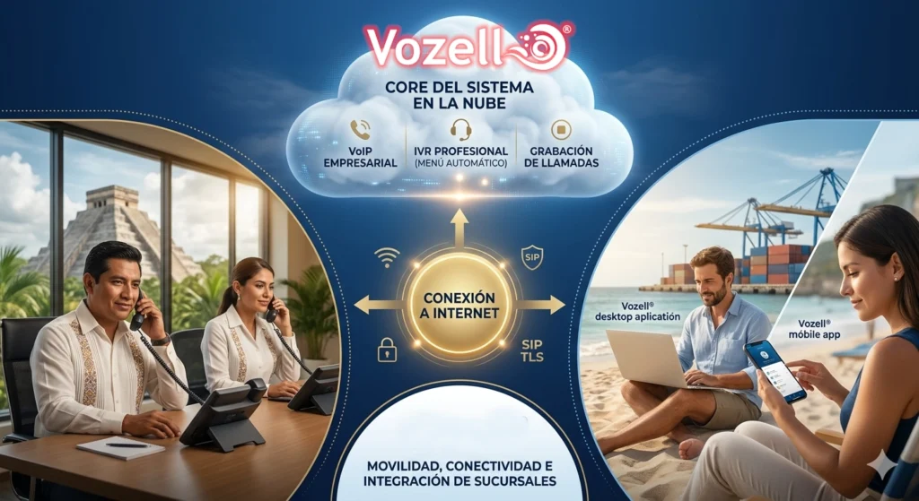 Conmutadores Virtuales en Yucatán Vozell®: Transformando la Comunicación Empresarial en el Nuevo Hub de Yucatán