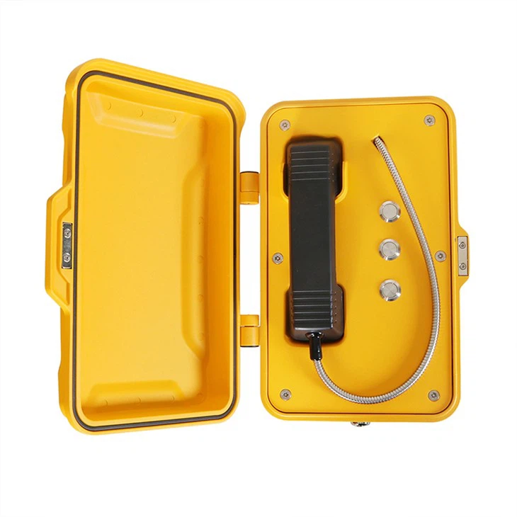 Tel&eacute;fono P&uacute;blico Anal&oacute;gico Exterior IP66 Vozell&reg; JR101-3B-Analogue